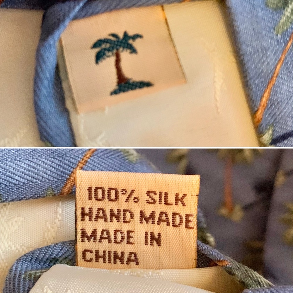 Tommy Bahama Silk Palm Tree Tie - Picture 6 of 7